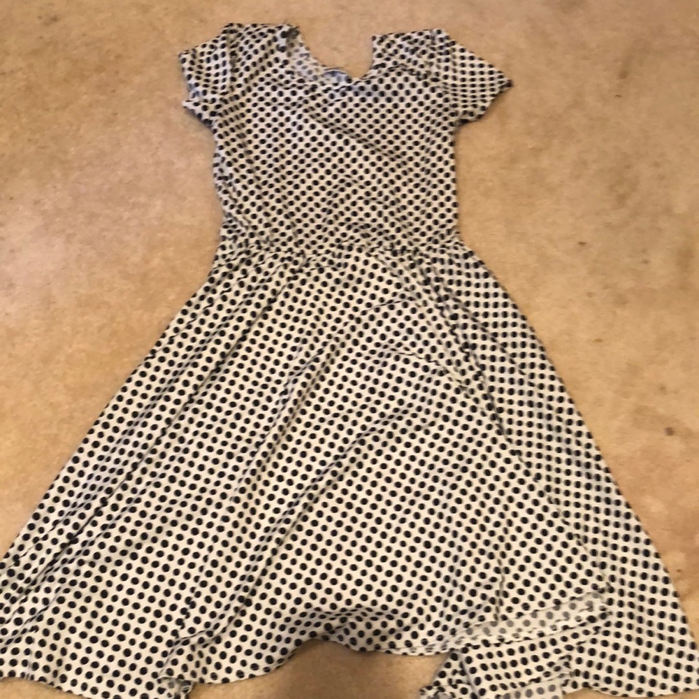 Dot dot smile polka dot dress size 13.